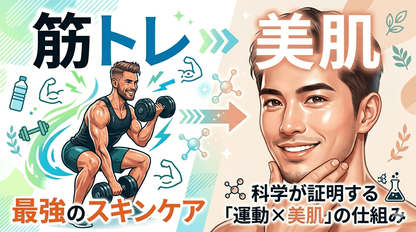 筋トレは最強のスキンケアだった——科学が証明する「運動×美肌」の仕組みのメイン画像